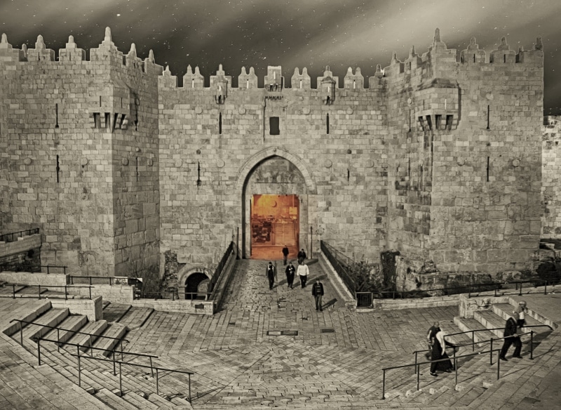 2K, architecture, gateway, wall, travel destinations, building exterior, religion, nature, damascus gate jerusalem, belief, israel, old town, the past
