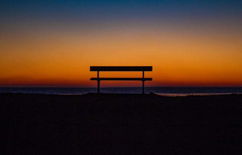 idyllic, black, torii, scenics - nature, beach, no people, 4K, horizon, nature, copy space, land, tranquil scene, silhouette, gate, outdoors, orange color