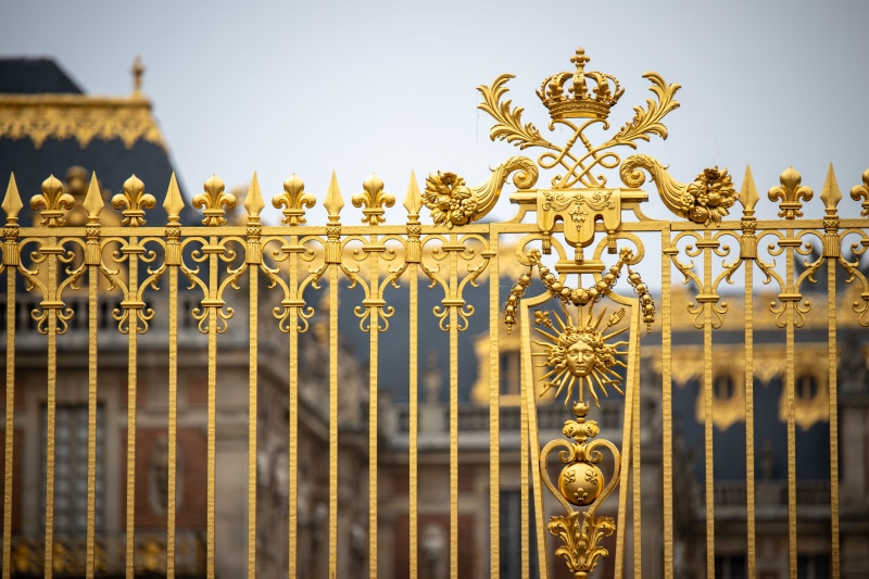 furniture, palace, 5K, history, the past, architecture, beauty, versailles, light, travel destinations, built structure, nature, flare, palace of versailles