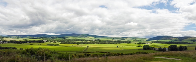 rural, tranquility, farm, no People, summer, 5K, tranquil scene, Aberdeenshire, plant, outdoors, panorama, clouds, sky, field, Dee, Tal, tree, landscape