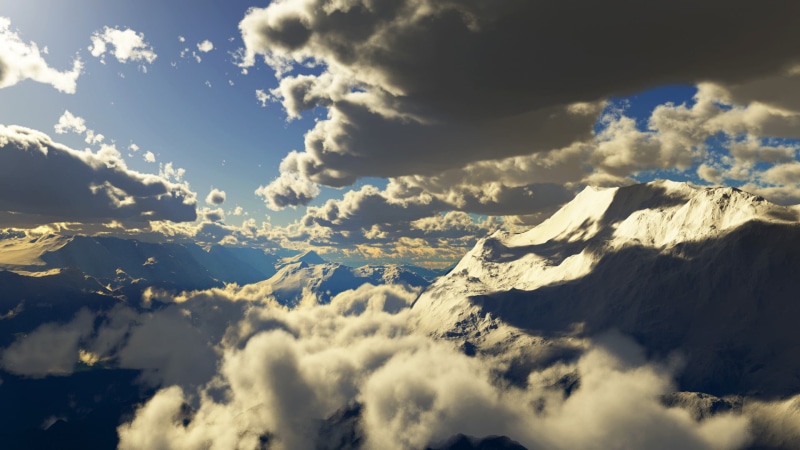 idyllic, nature, cloudscape, clouds, meteorology, low angle view, 1080P, outdoors, tranquil scene, tranquility, cloud - sky, no people, landscape, cumulus