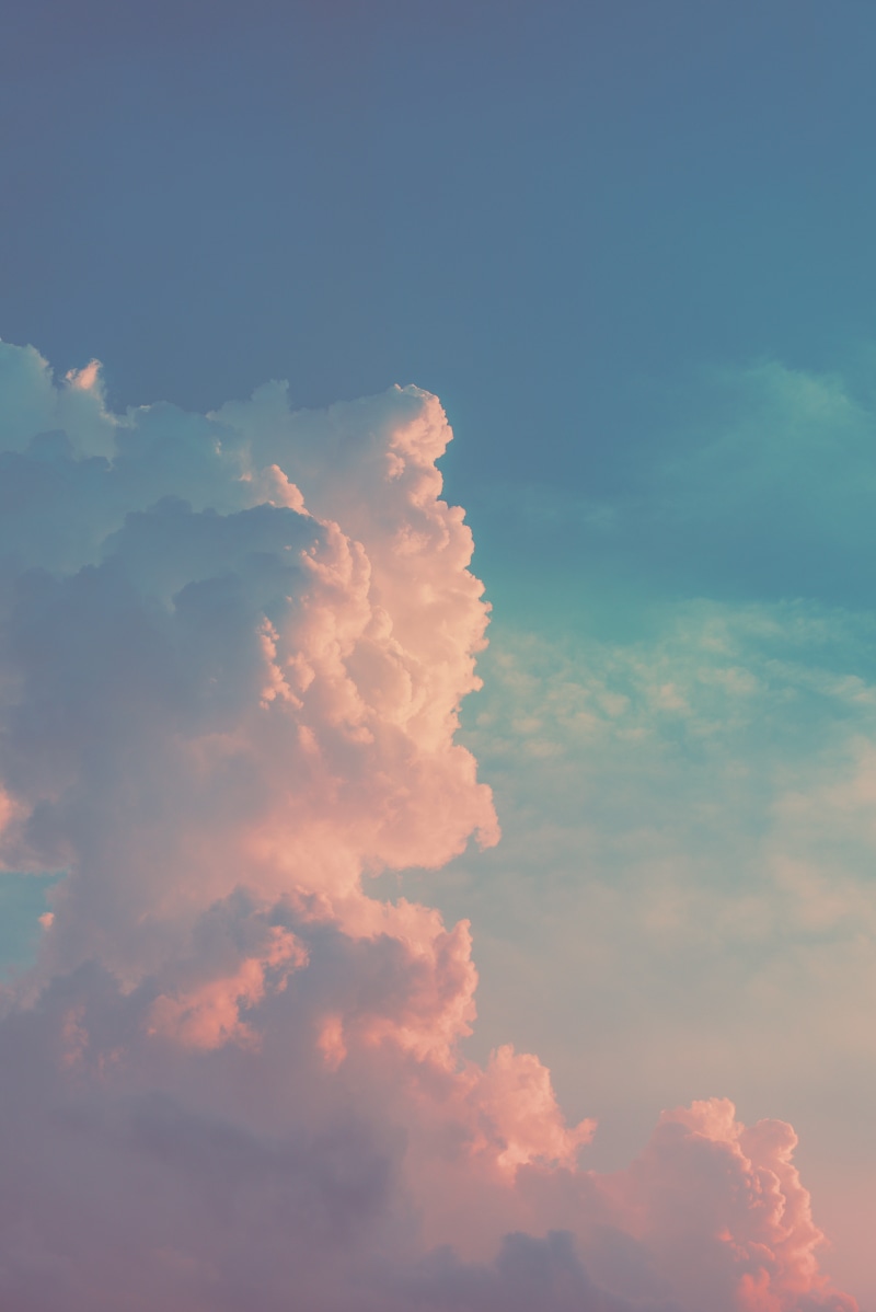 tranquility, nature, meteorology, orange color, sunset, pink, pastle, soothing, cloud - sky, dream, outdoors, softness, marshmellow, tranquil scene, sky