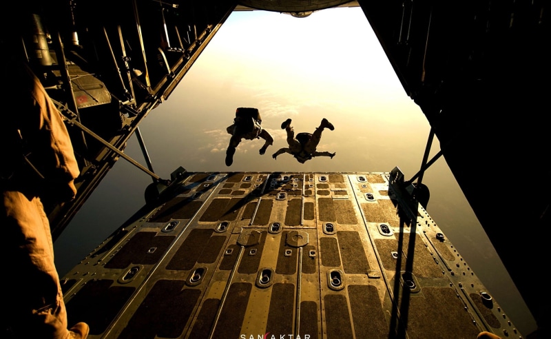 silhouette, lifestyles, built structure, building exterior, nature, Drop, sky, 2K, transportation, city, bird, black, outdoors, day, Army, men, architecture
