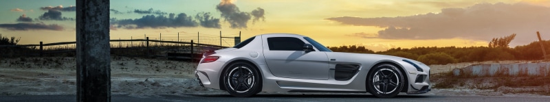 mode of transportation, vehicle, 5K, Mercedes-Benz, Mercedes SLS, triple screen, journey, tire, cloud - sky, nature, car, white cars, travel, panoramic