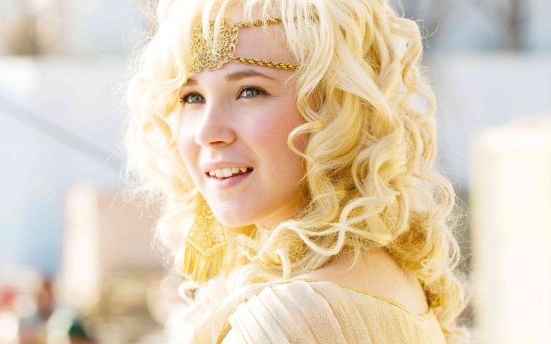 child, one person, headshot, emotion, curly hair, girls, looking at camera, human face, portrait, temple, beautiful woman, women, blond hair, hairstyle