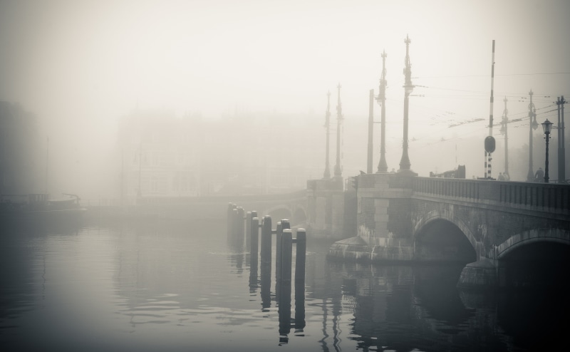 connection, Haze, concrete, reflection, arch bridge, travel destinations, City, 4K, outdoors, morning, transportation, built structure, building exterior