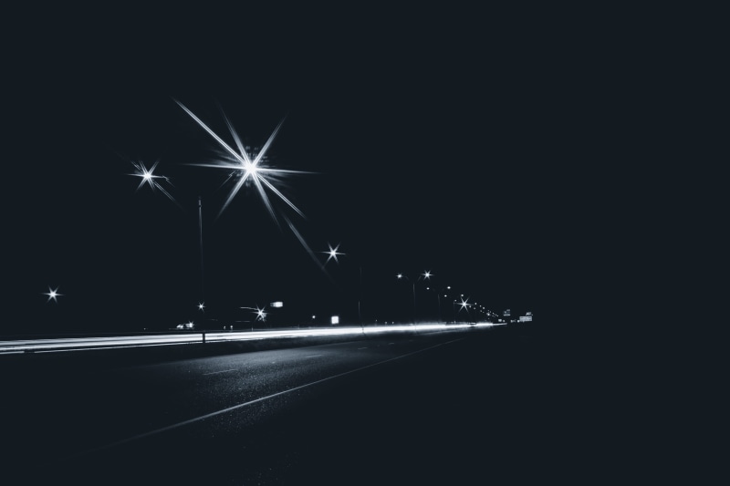 light trail, photography, illuminated, motor vehicle, city, long exposure, no people, night, motion, outdoors, nigth, transportation, 5K, architecture