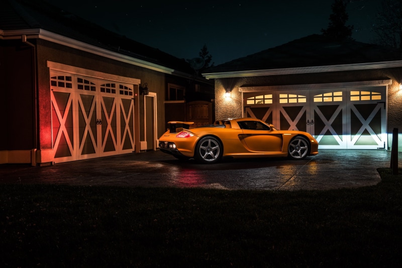 Arancio, Borealis, Exotic, Ligth, 1080P, Supercar, Carrera, Orange, Porsche, Nigth, Rear