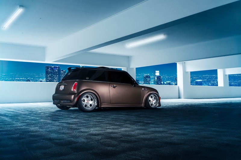 Cooper, Parking, Mini, City, Stance, Works, Matte, Ligth, Nigth, Rear, Grown, 5K
