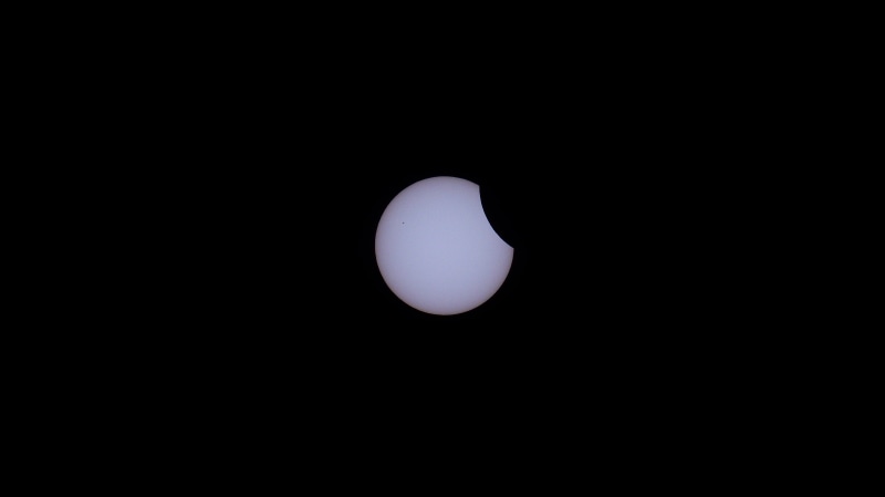natural spectacle, moonlight, space and astronomy, 4K, natural phenomenon, night, scenics - nature, sunspot, cover, blackout, extinction, space exploration