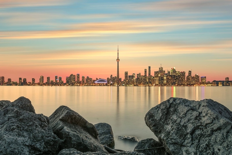 floral, water, skyline, nature, sunset, no people, gray, spire, rock - object, outdoors, city, skyscraper, white, tall - high, office building exterior