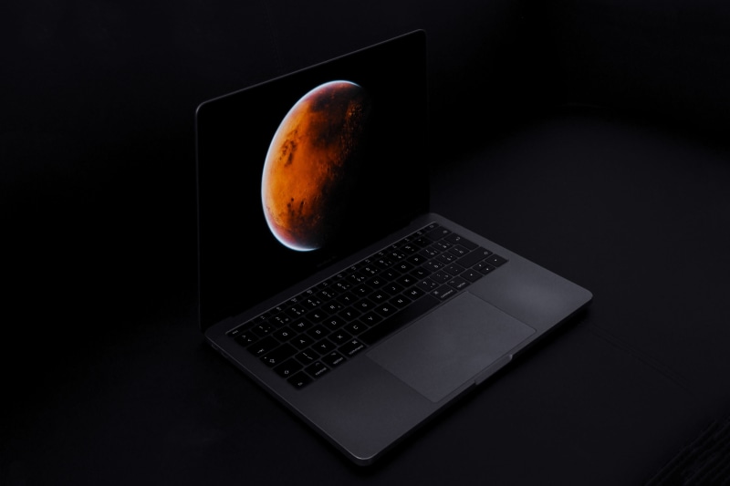 internet, black background, light, planet, food, black, desk, computer Monitor, backgrounds, notebook, red, no People, single Object, space
