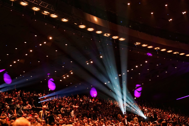 arts culture and entertainment, audience, stage light, stage - performance space, popular music concert, concert, stadium, performance, excitement, group of people