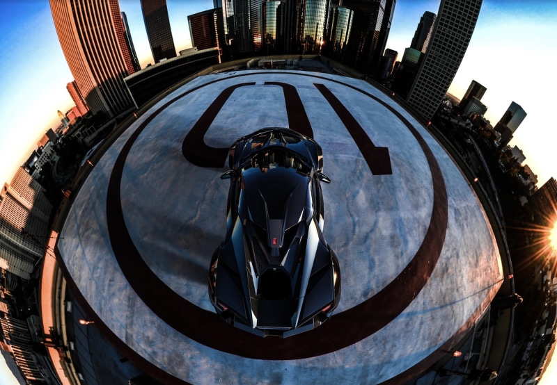 Fenyr Supersport, 1080P, cityscape, Benoit Fraylon, fisheye lens, vehicle, car