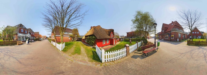 fisheye lens, landscape, 1080P