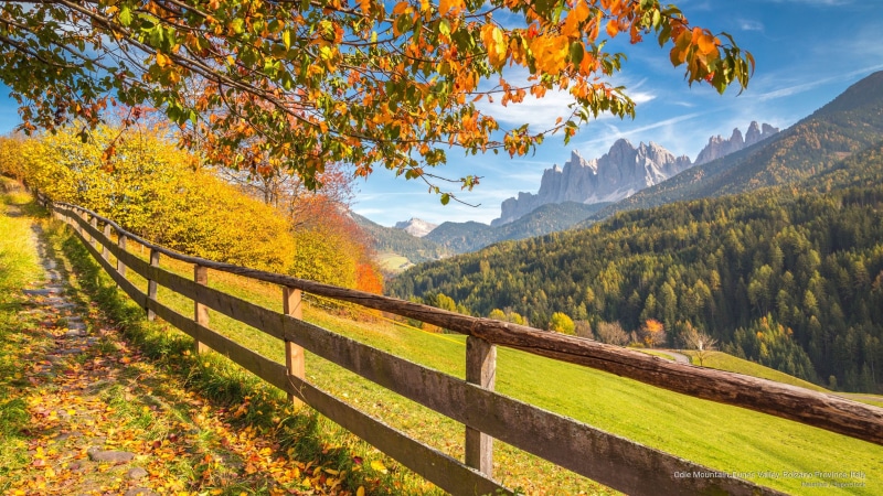 funes, mountain, 2K, bolzano, valley, odle, Fall, province, italy