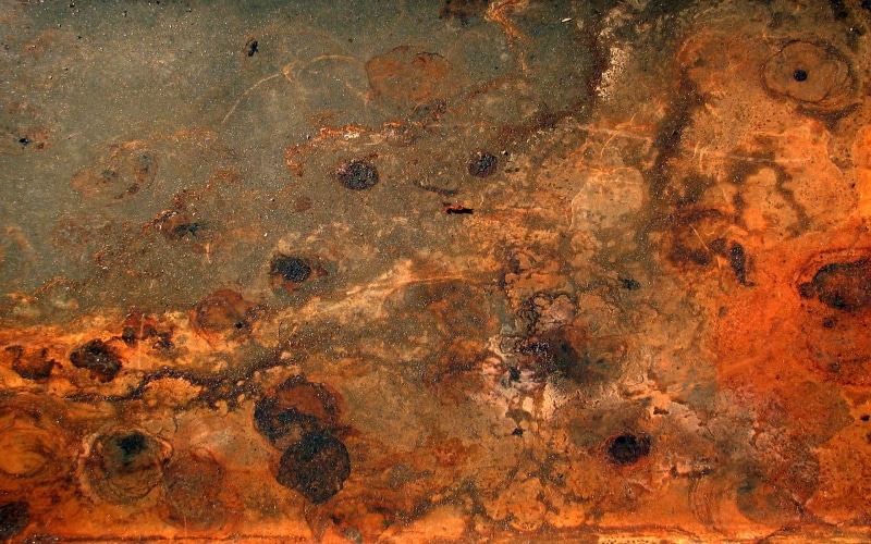 textured, iron - Metal, backgrounds, no People, full frame, close-up, stained, scratched, rust, grunge, red, material, metal, deterioration, dark, textured Effect