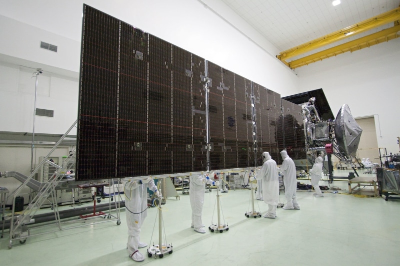 sun, art and craft, technicians, built structure, power, no people, day, construction, solar, hanging, building, spacecraft, architecture, solar panels