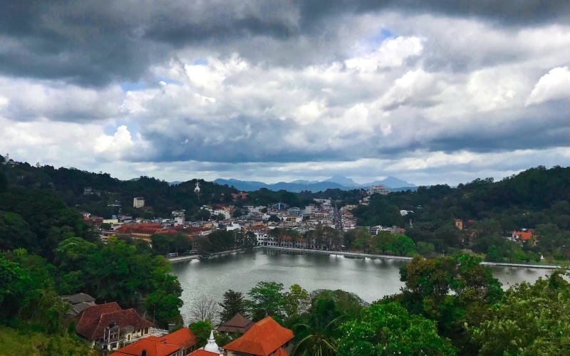 36 rajapihilla mawatha, water, sky, kandy, architecture, city, lake, townscape, tree, built structure, high angle view, nature, no people, 4K, beauty in nature