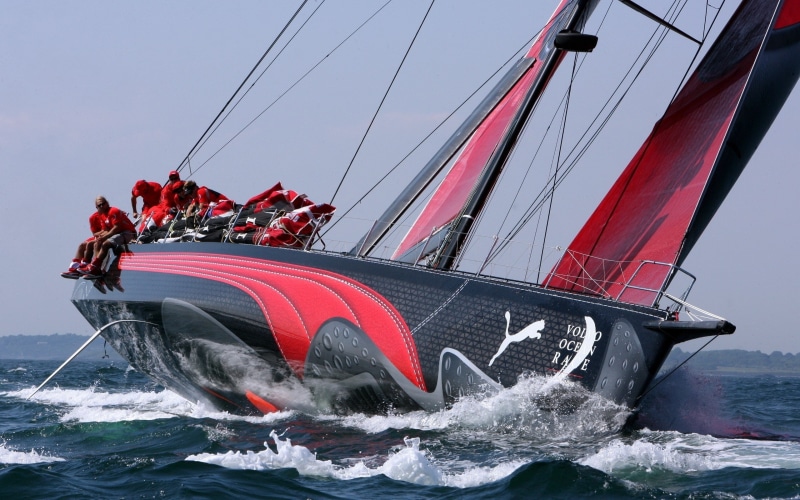 Volvo Ocean Race, Race Boats, 2K, sailing, sailboats, Puma