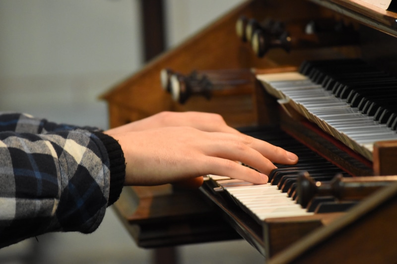 hand, close-up, musical instrument, musician, keys, musical equipment, skill, adult, pianist, instrument, antique, finger, piano, sleeve, fingers, piano key