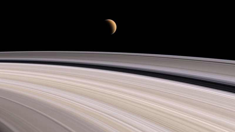 Saturn, space, 1080P, planet