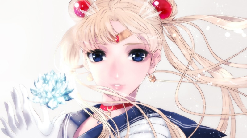 girl, bishoujo, Crystal, Bishoujo senshi sailor moon, moon, sailor, tsukino usagi, hd, 1080P, senshi, sailor moon