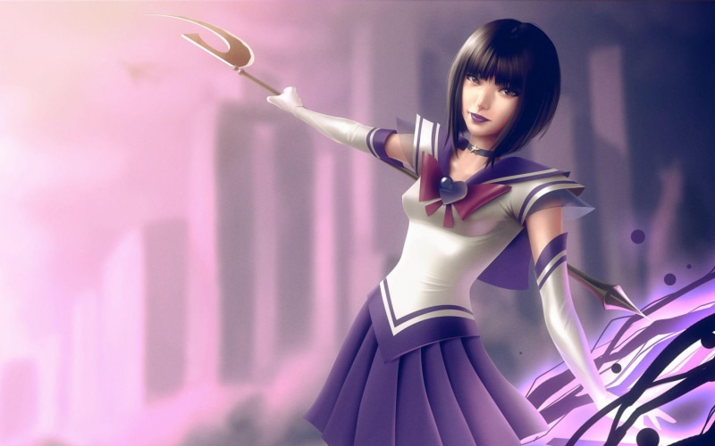 sailor, 1920x1200, 1080P, sailor saturn, saturn, anime, sailor moon