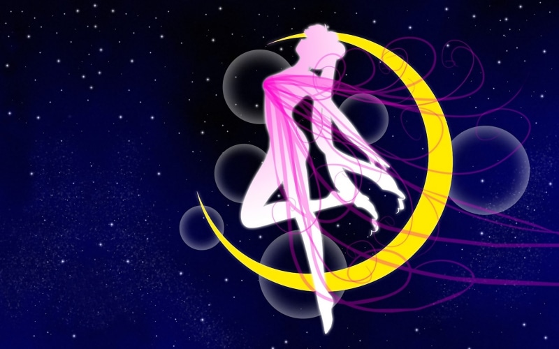 moon, 2K, sailor, x, Sailor Moon, hd, space, art, moons