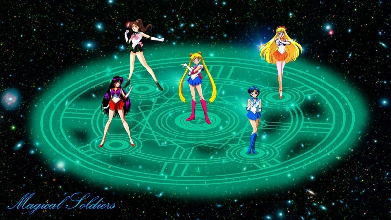 mars, moon, sailor, magical, art, 720P, venus, manga, anime, jupiter, hd, text, mercury, soldiers