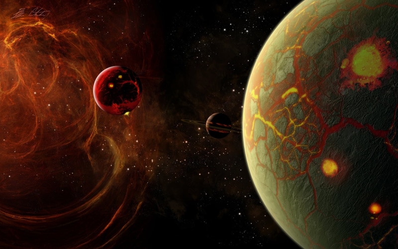 indoors, star - space, planets, science, night, motion, planet earth, no people, solar, solar system, 3D, digital, space exploration, digital composite