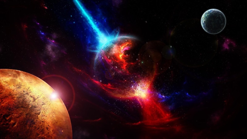 1080P, planets, space, takeoff, explosion, clip, planet, art