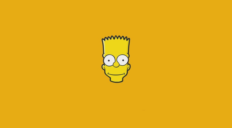 4K, Minimalism, Barto, THE Barto, The animated series, Art, Figure, El Barto, Character, Bart, Face, Bart Simspon, Show, Cartoon, Bartholomew JoJo Jay Simpson