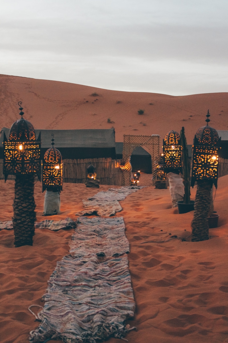 pathway, building exterior, sahara, lamps, building, four, boho, travel photography, winter, lighting equipment, black, illuminated, architecture, nature