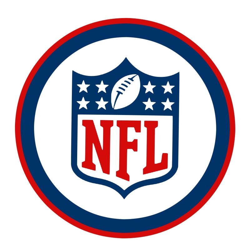 white background, cut out, isolated, classic, no people, circle, icon, american, blue, red, communication, star shape, editorial, nfl, studio shot, style