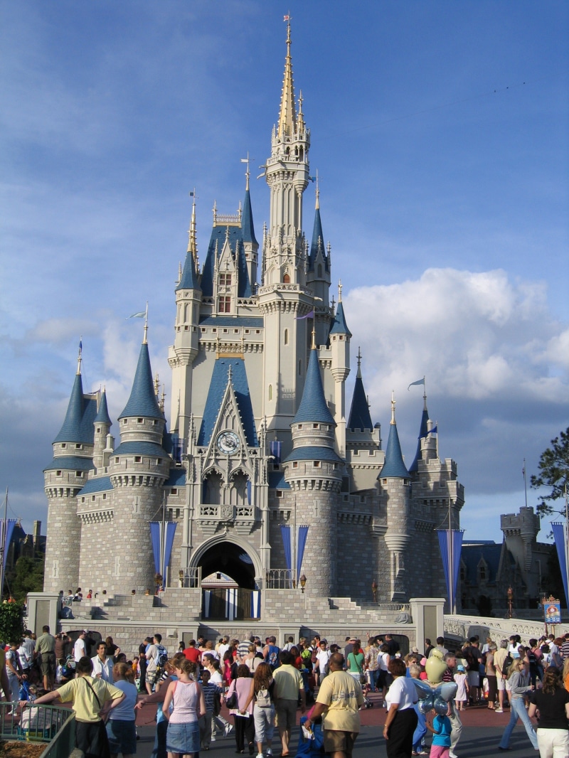 castle, disney world, travel destinations, visit, tourism, large group of people, building exterior, religion, gothic Style, magic kingdom, building, built structure