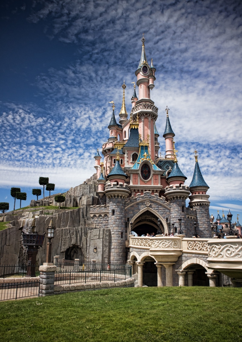history, castle, spirituality, no people, sky, belief, 4K, grass, ornate, travel destinations, building, america, clouds, clock, blue, religion, place of worship