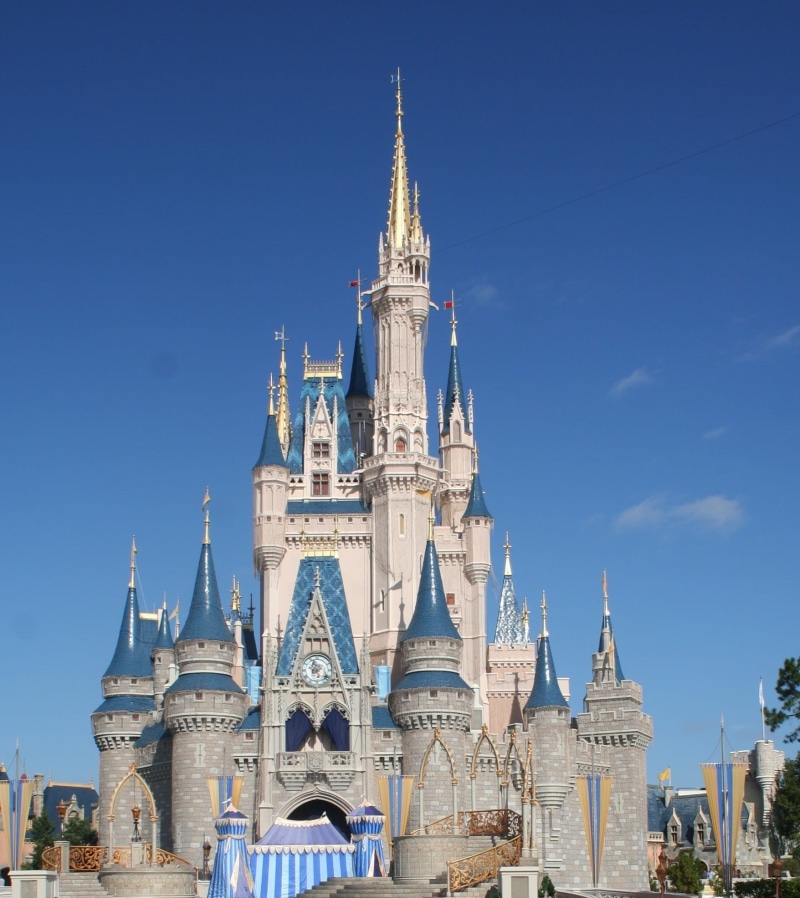clear sky, beauty, Castle, travel, Sleeping Beauty, blue, tours, sleeping beauty castle, children, 1080P, gothic style, history, building exterior, spirituality