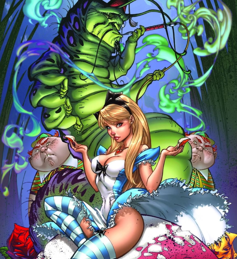 abstract, hd, art, comics, fantasy, artwork, Alice in Wonderland, alice, wonderland, 480P, x