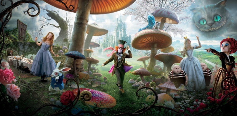 kingsleigh, alice, cat, hd, mad, hatter, movies, cheshire, 5K, wonderland, Alice in Wonderland, entertainment, mia, wasikowska, art