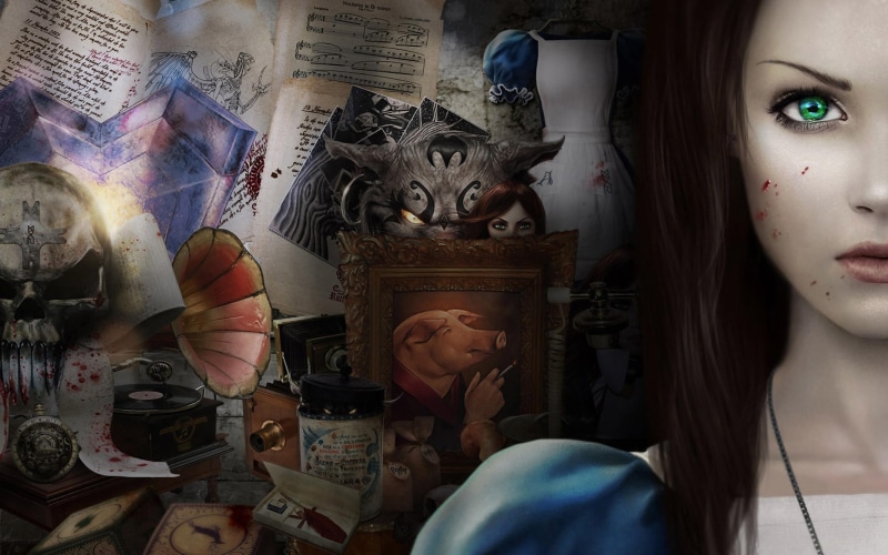 madness, 2K, alice in wonderland, mcgee, 2560x1600, wonderland, american mcgees alice, s, alice, american, returns