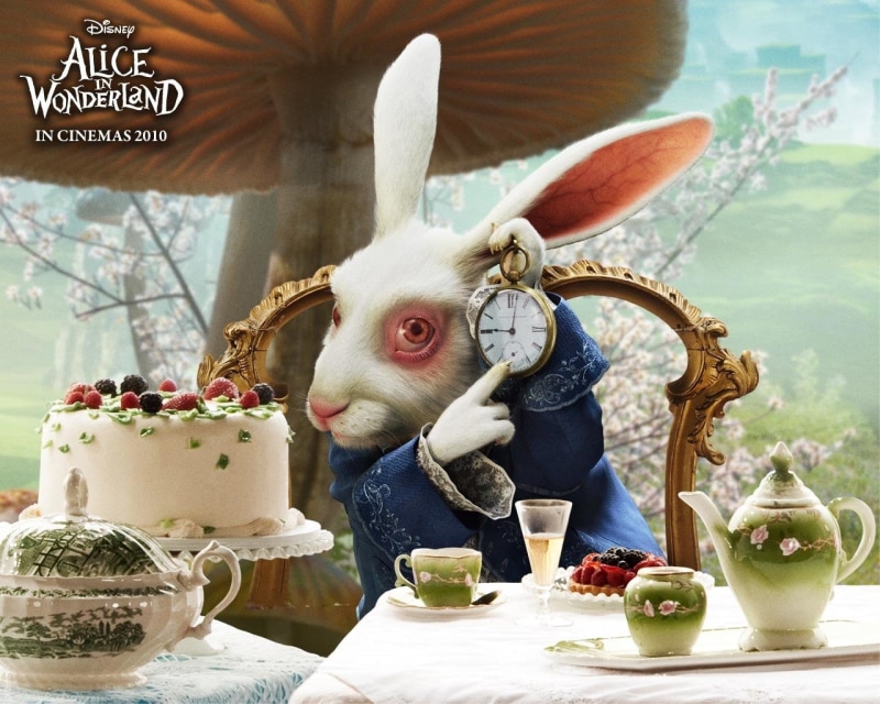 Alice in Wonderland (2010), 720P, White Rabbit (Alice in Wonderland), Movie