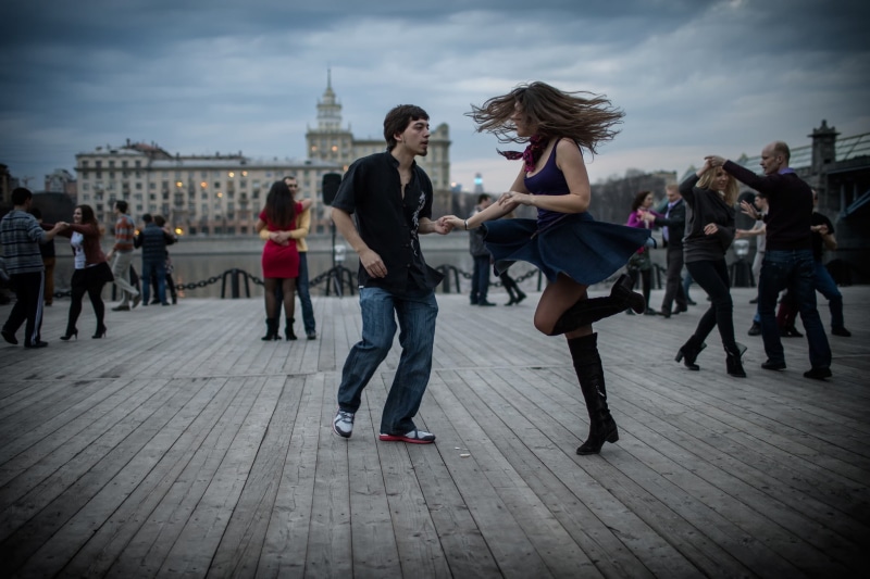 couples, couple, city, 1080P, dancing, Moscow