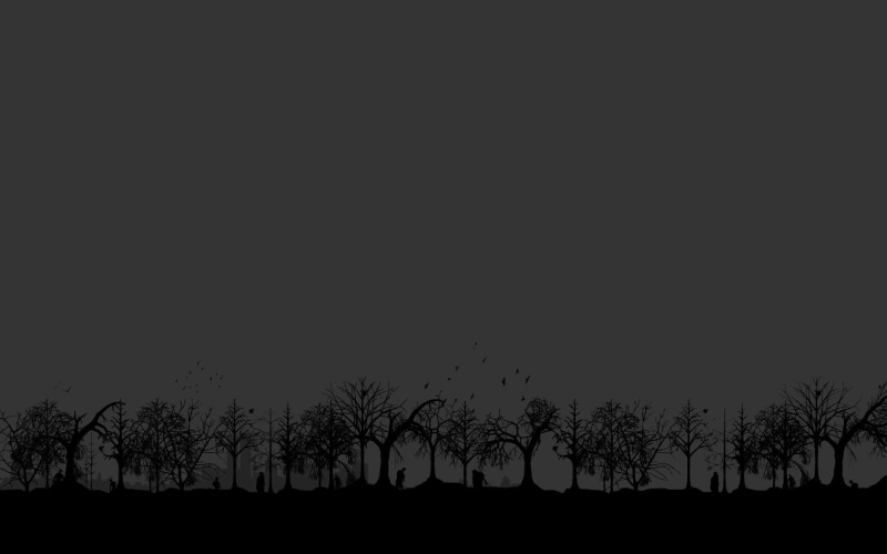 Tree, Forest, 720P, Abstract, Minimalist, Dark
