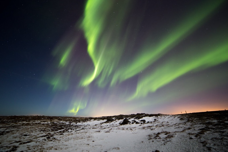 Northern Lights, sky, green, lights, Iceland, arctic, night, aurora Polaris, landscape, 720P, aurora Borealis, North Pole, green lights, green  lights