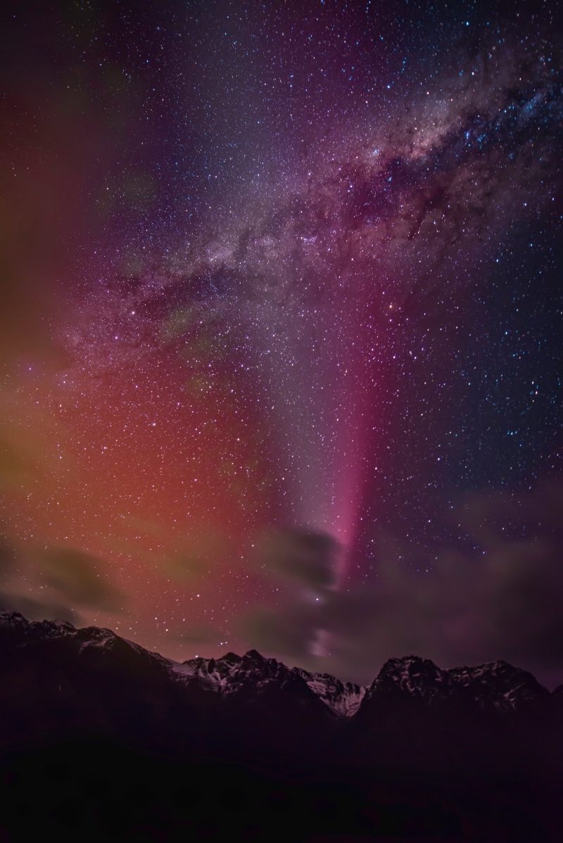 Milky way, southern, Comet, Te Wai Pounamu, bay, milky  way, customs, magnetic, lake  village, way, event, Nikon d800, photoblog, Te Waka a Maui, clouds
