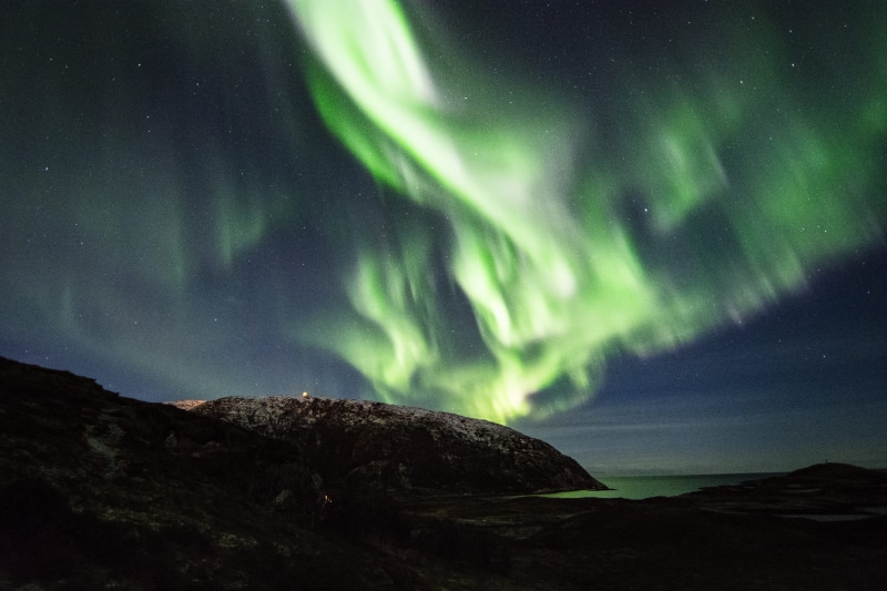landscape, idyllic, mountain, space, star - space, aurora borealis, beauty in nature, environment, polar night, mountains, majestic, tranquil scene, aurora