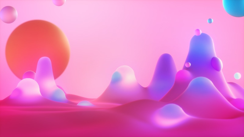 neon, 5K, Opera browser