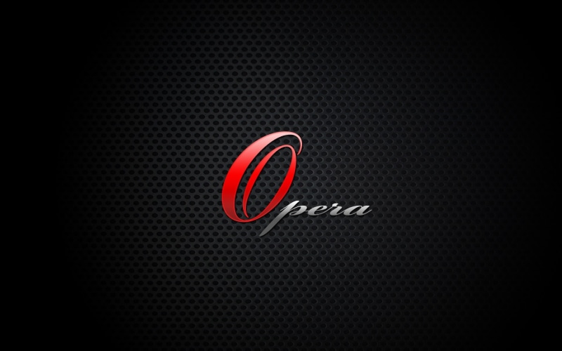 1080P, logo, browser, computers, background, opera, tech