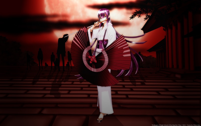 anime girls, leisure activity, lifestyles, 2K, red, kimono, dancing, clothing, arts culture and entertainment, real people, holding, built structure, one person